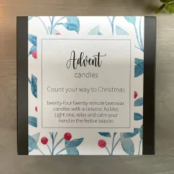 Cotton & Grey Advent Candles - Berry