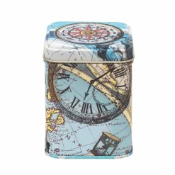 Elite Tins Adventure Mini Square Tea Tin