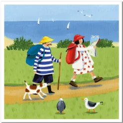 Emma Ball Afternoon Hike  Greetings Card