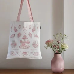 Victoria Eggs Afternoon Tea Canvas Tote Bag