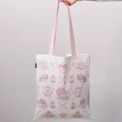 Victoria Eggs Afternoon Tea Canvas Tote Bag