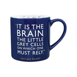 Half Moon Bay Agatha Christie "Little Grey Cells" Ceramic Mug