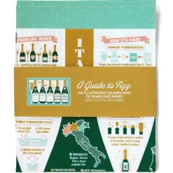 Stuart Gardiner A Guide to Fizz Tea Towel