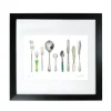 Corinne Alexander A Handful of Cutlery Framed Print by