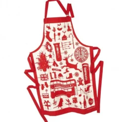 Victoria Eggs Airfix Christmas Apron - Red