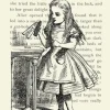 Madame Treacle Alice in Wonderland-Book Greetings Card