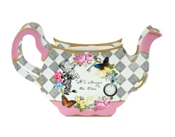 Talking Tables Alice in Wonderland Paper Teapot Flower Vase
