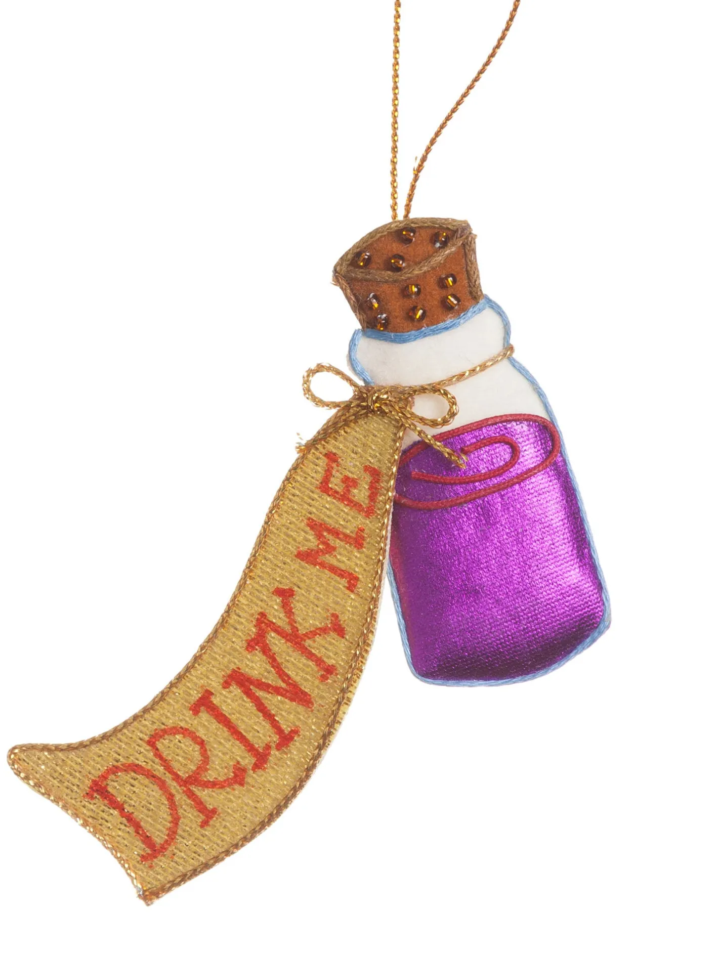 St. Nicolas Alice in Wonderland Potion Bottle Decoration