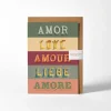 Roomytown Amour Love Greetings Card