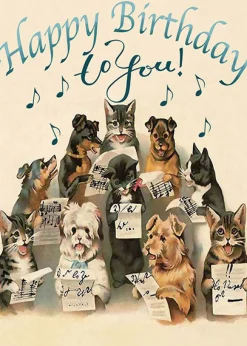 Madame Treacle . . . And We All Sing Together! Birthday Card
