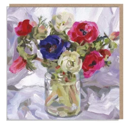 Paper Shed Design Anemones Greetings Card