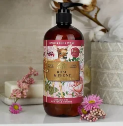 English Soap Company Anniversary Rose & Peony Hand and Body Wash