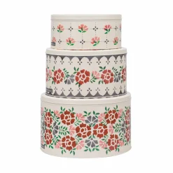 Emma Bridgewater Antique Roses Set of 3 Round Cake Tins