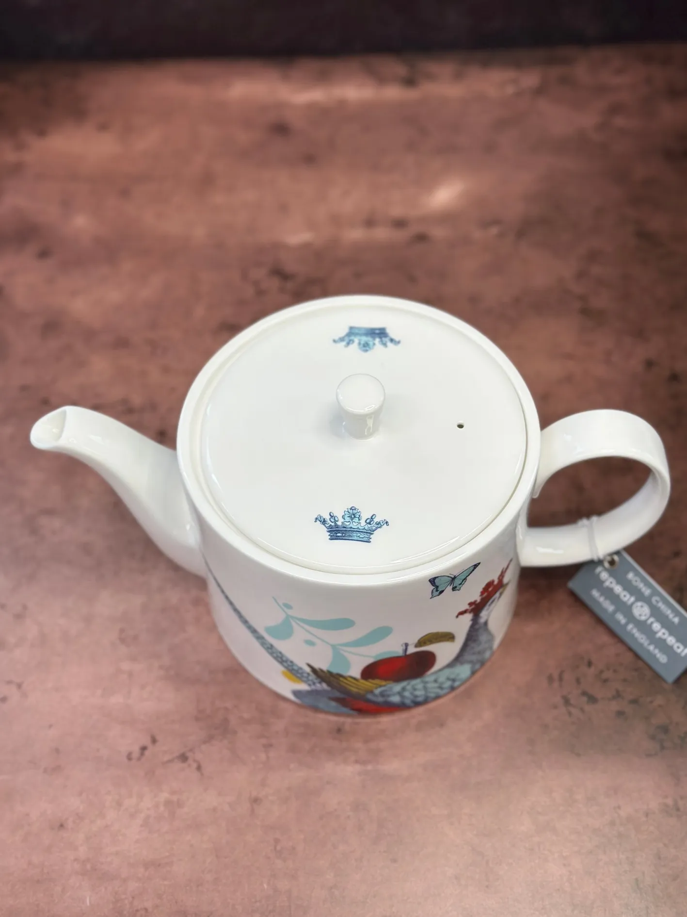 Repeat Repeat Arcadia Pheasant Teapot