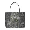 Earth Squared Bags Autumn Jacquard Grey Tote Bag