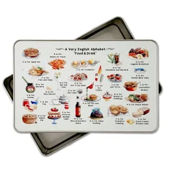 Yeti A Very English Alphabet 'Food and Drink' Storage Tin