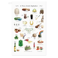 Yeti A Very Irish Alphabet Tea Towel