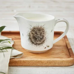 Wrendale Designs Awakening Hedgehog Bone China Cream Jug