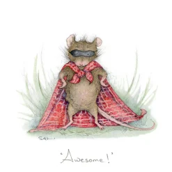 Moongazer Cards Awesome! Greeting Card
