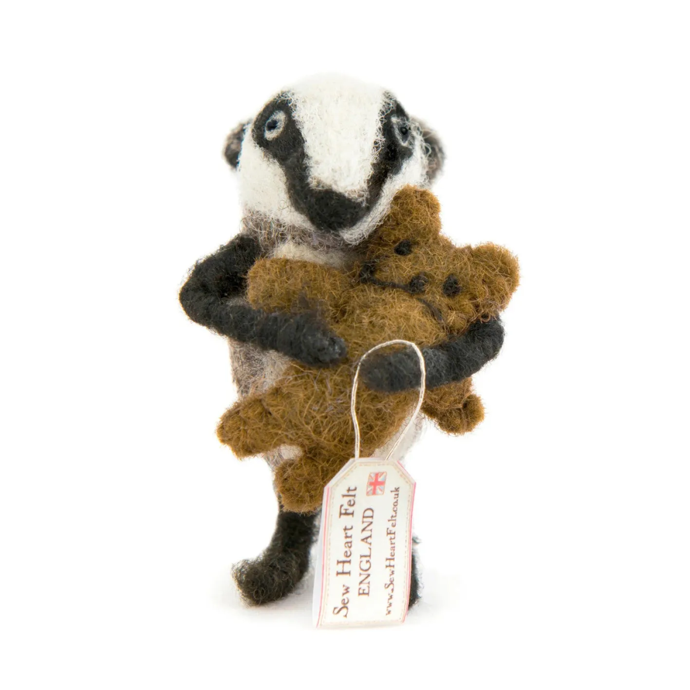 Sew Heart Felt Baby Badger with Bear