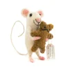 Sew Heart Felt Baby Felt Mouse Carrying Bear