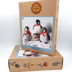 Corinne Lapierre Baby Penguins Wool Mix Felt Craft Kit