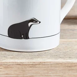 Jin Designs Badger Mug