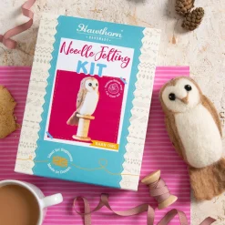 Hawthorn Handmade Barn Owl Needle Felting Kit