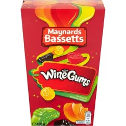 Tea & Biscuits Bassetts Wine Gums Carton 350g