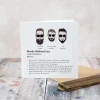 Toasted Crumpet Beardy McBeard Face Greetings Card