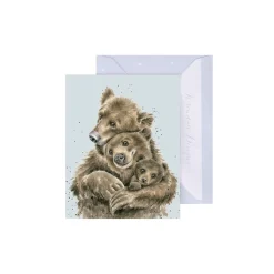 Wrendale Designs 'Bear Hugs' Gift Enclosure Card