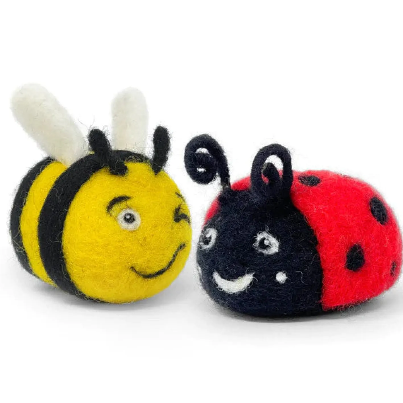 The Crafty Kit Co. Beastie Buddies Bee & Ladybird Needle Felting Craft Kit