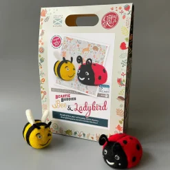 The Crafty Kit Co. Beastie Buddies Bee & Ladybird Needle Felting Craft Kit