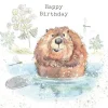 Paper Shed Design Beaver - "Happy Birthday" Greetings Card