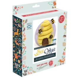 The Crafty Kit Co. Bee Hive Needle Felting Kit
