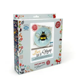 The Crafty Kit Co. Bee in a Hoop Needle Felting Kit