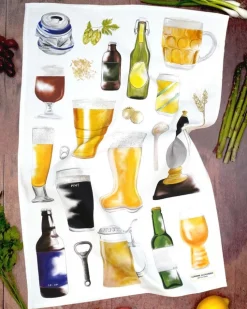 Corinne Alexander 2023 Beer Tea Towel by