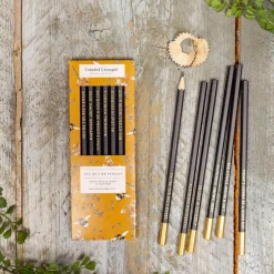Toasted Crumpet Bees & Honeysuckle Set of 6 Pencils
