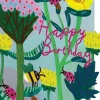 Roger La Borde Bees & Ladybirds, Birthday Laser Greeting Card