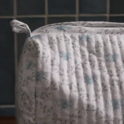 Sophie Allport Bees & Leaves Quilted Cotton Wash Bag - Large
