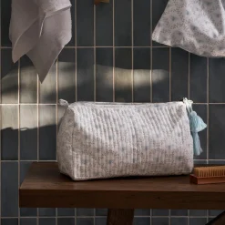 Sophie Allport Bees & Leaves Quilted Cotton Make up Bag