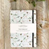 Toasted Crumpet Bees on Duck Egg Blue A5 Lined Notebook