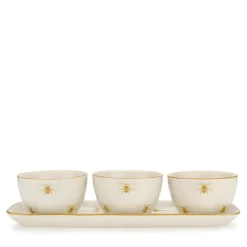 Sophie Allport Bees Stoneware set of 3 Nibbles Bowls