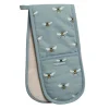 Sophie Allport Bees Teal Double Oven Glove