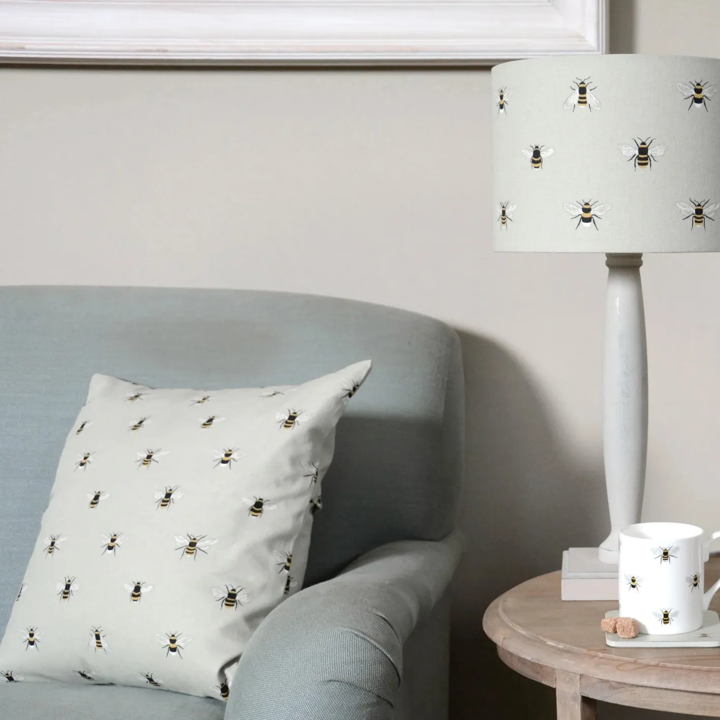 Sophie Allport Bees Throw Pillow