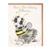 Wrendale Designs 'Bee-Witched' Dog Halloween Greeting Card