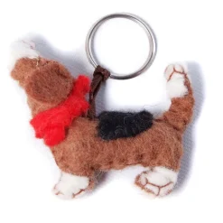 Amica Felt Belinda the Bassett Hound Key Ring