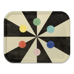 Roomytown Benson's Color Hexagon Birchwood Tray