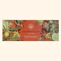 English Soap Company Bergamot & Ginger Triple Soap Gift Box