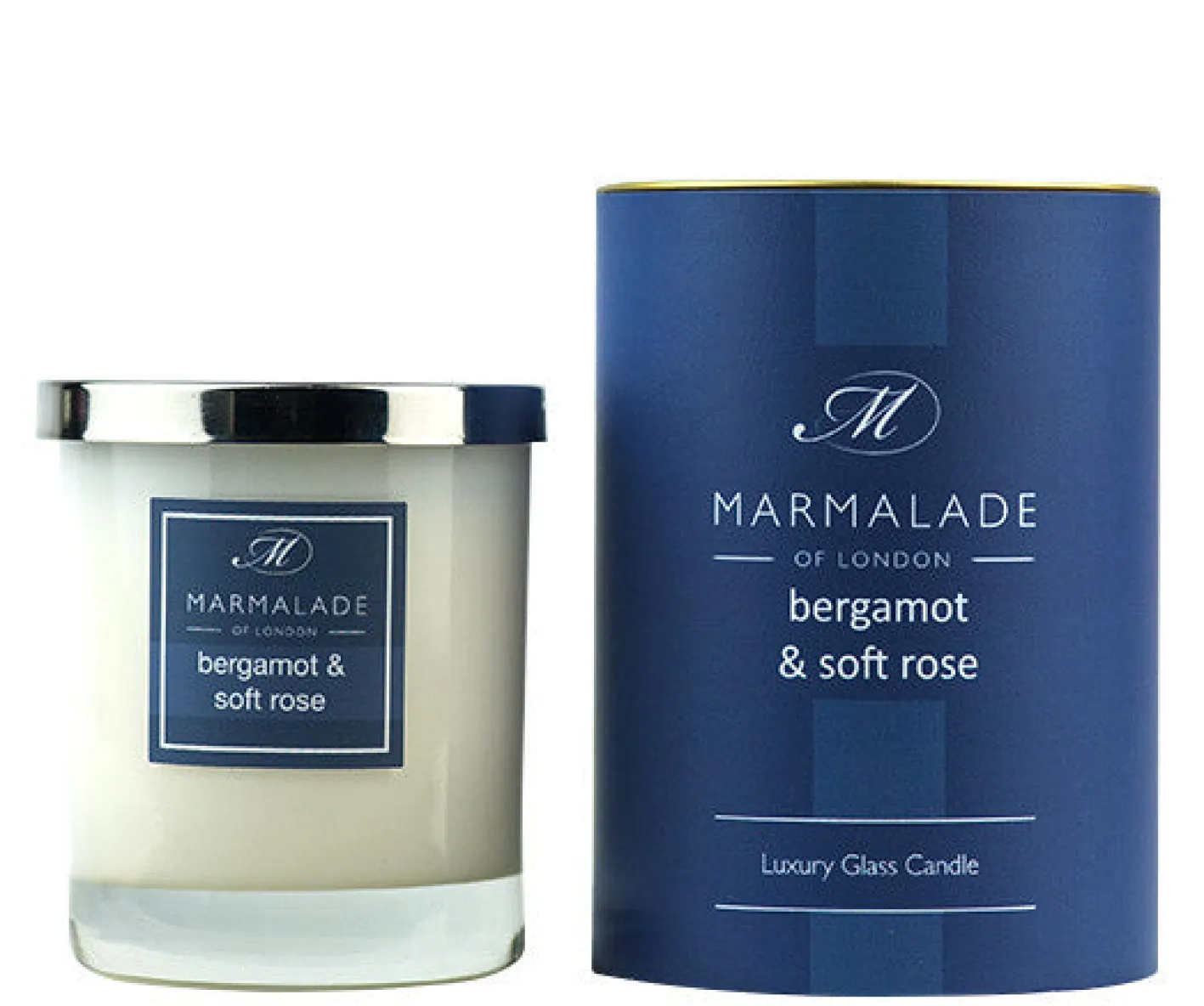 Marmalade of London Bergamot & Soft Rose Glass Candle